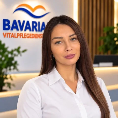 Emina Vehabović, Inhaberin und Pflegedienstleitung von Bavaria Vitalpflegedienst in München