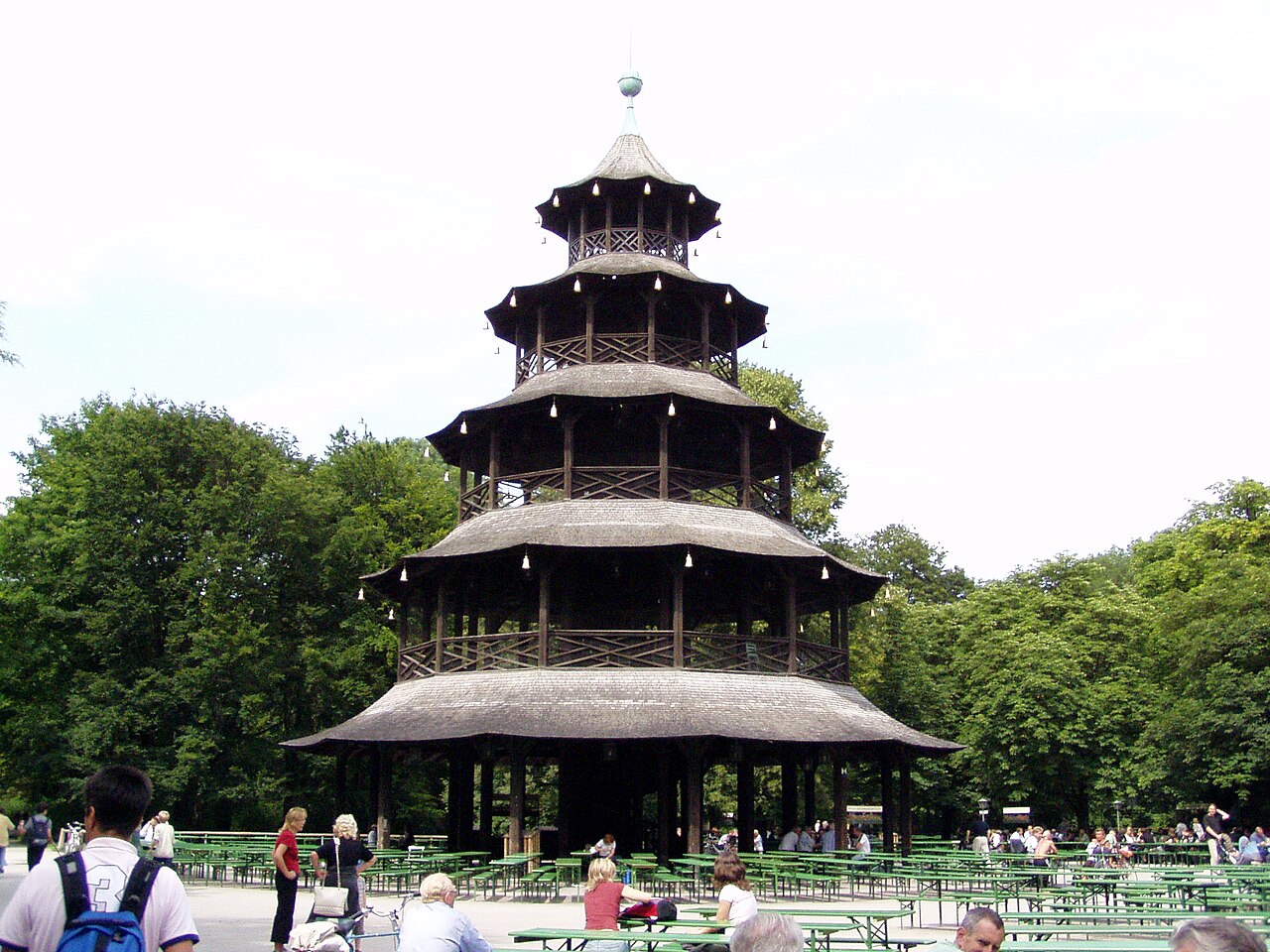 Englischer Garten mit Chinesischem Turm in Schwabing-Freimann München